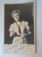 D198496   Old Photo   With Autograph -  Friedel Arbo  Actress   Ca 1940 - Schauspieler Und Komiker