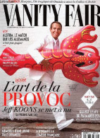 VANITY FAIR N°16 DE OCTOBRE 2014 " JEFF KOONS " - Fashion