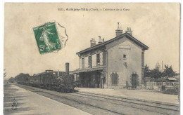 18    AUBIGNY  - VILLE   INTERIEUR  DE  LA  GARE - Altri & Non Classificati