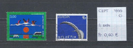 (TJ) Europa CEPT 1999 - 2 Sets (gest./obl./used) - 1999