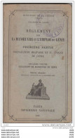 MINISTERE DE LA GUERRE REGLEMENT SUR LA MANOEUVRE PREPARATION MILITAIRE ET TECHNIQUE DU GENIE  WW1 - Francese