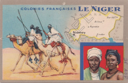 Colonies Françaises - Afrique Occidentale Française - Le Niger (Recto-Verso) - Niger