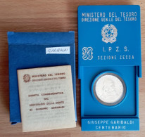 1982 Garibaldi 500 Lire UNC - 0,30 Oz Of Pure Silver - 500 Liras