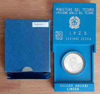 1983 Galilei 500 Lire UNC - 0,30 Oz Of Pure Silver - 500 Liras