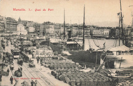 Marseille * Le Quai Du Port * Tram Tramway * Tonneaux - Alter Hafen (Vieux Port), Saint-Victor, Le Panier