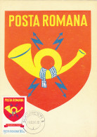 COAT OF ARMS, ROMANIAN POST, CM, MAXICARD, CARTES MAXIMUM, 1978, ROMANIA - Sonstige & Ohne Zuordnung