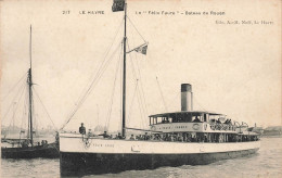 Le Havre * Bateau Vapeur Le FELIX FAURE , Bateau De Rouen - Portuario