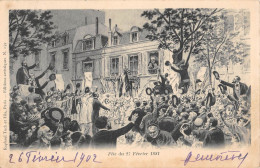 CPA / VICTOR HUGO / FETE DU 27 FEVRIER 1881 - Schrijvers