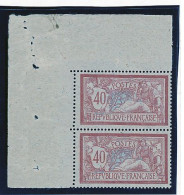 N°119 D PAPIER GC N** -PAIRE COIN DE FEUILLE -CENTRAGE LUXE - LES 2 TIMBRES SONT SIGNES - Unused Stamps