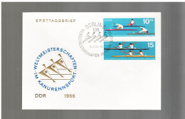 Ddr -germania Est - 1966 Fdc  Canottaggio - Canoa