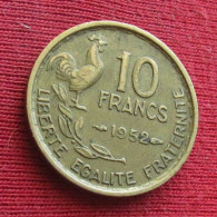 France 10 Francs 1952 KM# 915.1 Lt 231 *VT França Francia - Otros & Sin Clasificación