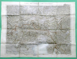 Carta Geografica Italia - Carta Del Confine Nord Orientale - 1926  - Altri