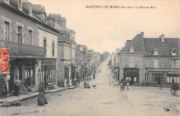 CPA 03 BUXIERES LES MINES / LA GRANDE RUE - Autres & Non Classés