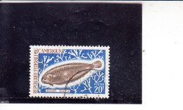 CAMERUN  1968 - Yvert   459° -  Pesci - Crostacei