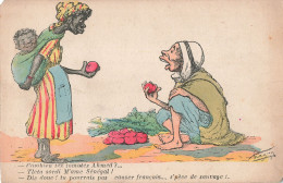 Algérie Illustration Illustrateur Chagny CPA Combien Tes Tomates Ahmed ... Tu Pourrais Pas Causer Français - Autres & Non Classés