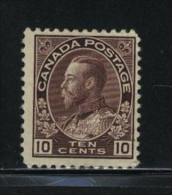 Canada HINGED Scott # 116 ( Z2 ) Value $ 260.00 - Nuevos