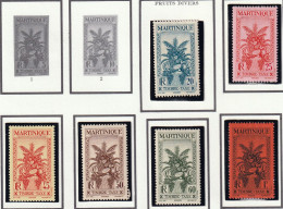 MARTINIQUE - Fruits Tropicaux, Timbres Taxe - 1933 - MH - Neufs