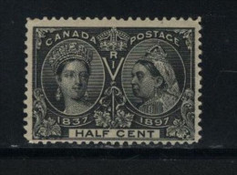 Canada HINGED Scott # 50 ( Z9 ) Value $ 120.00 - Unused Stamps