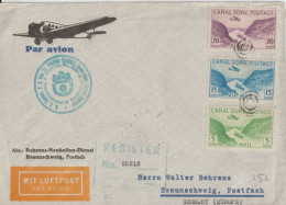 1931 - PANAMA CANAL ZONE ! ENV. AIRMAIL => BRAUNSCHWEIG (GERMANY) - Zona Del Canale / Canal Zone