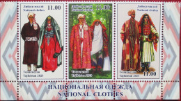 Tajikistan  2023  National Clothes   3 V    MNH - Costumes