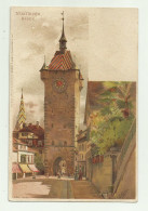 STADTTHURM BADEN ILLUSTRAZIONE FIRMATA - NV FP - Baden