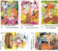 Ancien Jeu De 32 Cartes " Chansons à Boire " Illustrées Et Texte Au Verso - Palour Games