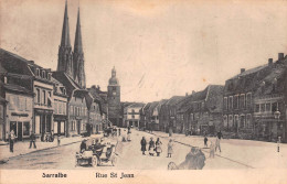 SARRALBE (Moselle) - Rue Saint-Jean - Automobile Décapotable - Voyagé 1914 (2 Scans) - Sarralbe