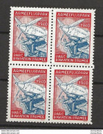 403 - 36 - Bloc De 4 Timbres  Neufs   "Armee Flug Park" - Etichette