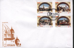 CUBA FDC Scott  4982-85 Word Heritage Sites - FDC