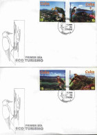 CUBA FDC Scott 4338-41 Tourism - FDC