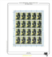 Suplemento WWF 1986 Mini-Hojas Montado - Lettres & Documents