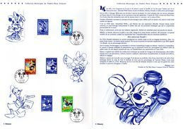 " Fête Du Timbre 2004 : MICKEY / WALT DISNEY " Sur Document Officiel N° YT 3641 à 3643. DPO A SAISIR ! - Disney