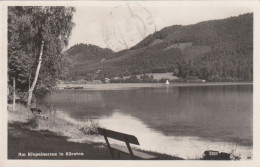 D5749) Am KLOPEINERSEE In Kärnten - Bankerl Und Blick Auf Andere Seeseite 1953 - Klopeinersee-Orte