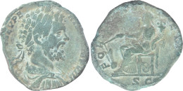 ROME - Sesterce - Septime Sévère - 196 AD - FORTVNAE REDVCI - RIC.720b - 14-231 - The Severans (193 AD Tot 235 AD)