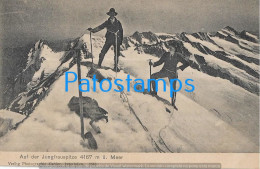 215071 SWITZERLAND SPORTS ON THE JUNG WOMEN'S PITCH ALPINE POSTAL POSTCARD - Port