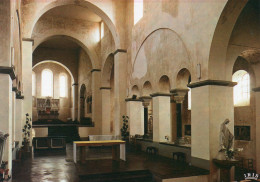 CPM - E - BELGIQUE - HAINAUT - LOBBES - INTERIEUR DE LA COLLEGIALE ST URSMER - FIN DU IX EME SIECLE - Lobbes