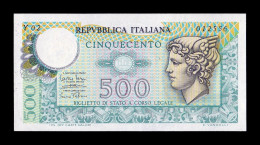 Italia Italy 500 Lire Mercury 1974 Pick 94a Sc Unc - 500 Lire