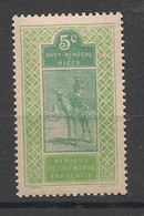 HAUT SENEGAL ET NIGER - 1914-17 - N°Yv. 21 - 5c Vert - Neuf Luxe ** / MNH / Postfrisch - Nuevos