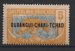 OUBANGUI - 1922 - N°Yv. 20 - Panthère 5c - Neuf Luxe ** / MNH / Postfrisch - Nuovi