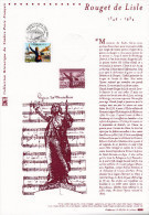 " ROUGET DE LISLE / LA MARSEILLAISE " Sur Document Philatélique Officiel De 2006. N° YT 3939. Parfait état  DPO - Other & Unclassified