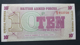 Billete De Banco De BRITISH ARMED FORCES - 10 New Pence, 1972  Sin Cursar - Andere - Europa