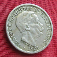 Luxembourg 10 Centimes 1901 KM# 25 Lt 1558 *V2T  Luxemburgo - Luxembourg