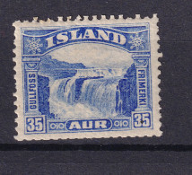 Iceland  1931 Falls 35a MH 15549 - Neufs