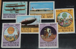 NIGER 1983, Transport, Aviation, Space, Mi #825-30, Used - Aerei