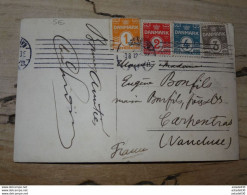 DANEMARK : Timbre Sur Carte Photo De 1912 ............. 201101c-3577 - Lettres & Documents