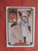 Non Postcard Baseball  Carl Hubbell  Ref 6206 - Honkbal