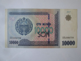 Uzbekistan 10000 Som 2017 Banknote,see Pictures - Usbekistan