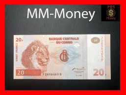 CONGO Democratic Republic   20 Francs 1.11.1997   P. 88 A  "printer HdM"    UNC - Repubblica Democratica Del Congo & Zaire