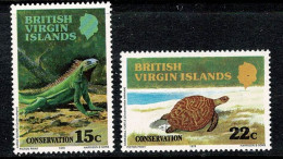 Brit. Virgin Isl. 1979 - Yv. 355**, 356**, SG 298**, 399**, Mi 349**, 350**, MNH Wildjife Conservation - British Virgin Islands