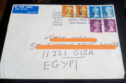 Egypt 2014, A Nice Cover Sent From England To Egypt. - Brieven En Documenten